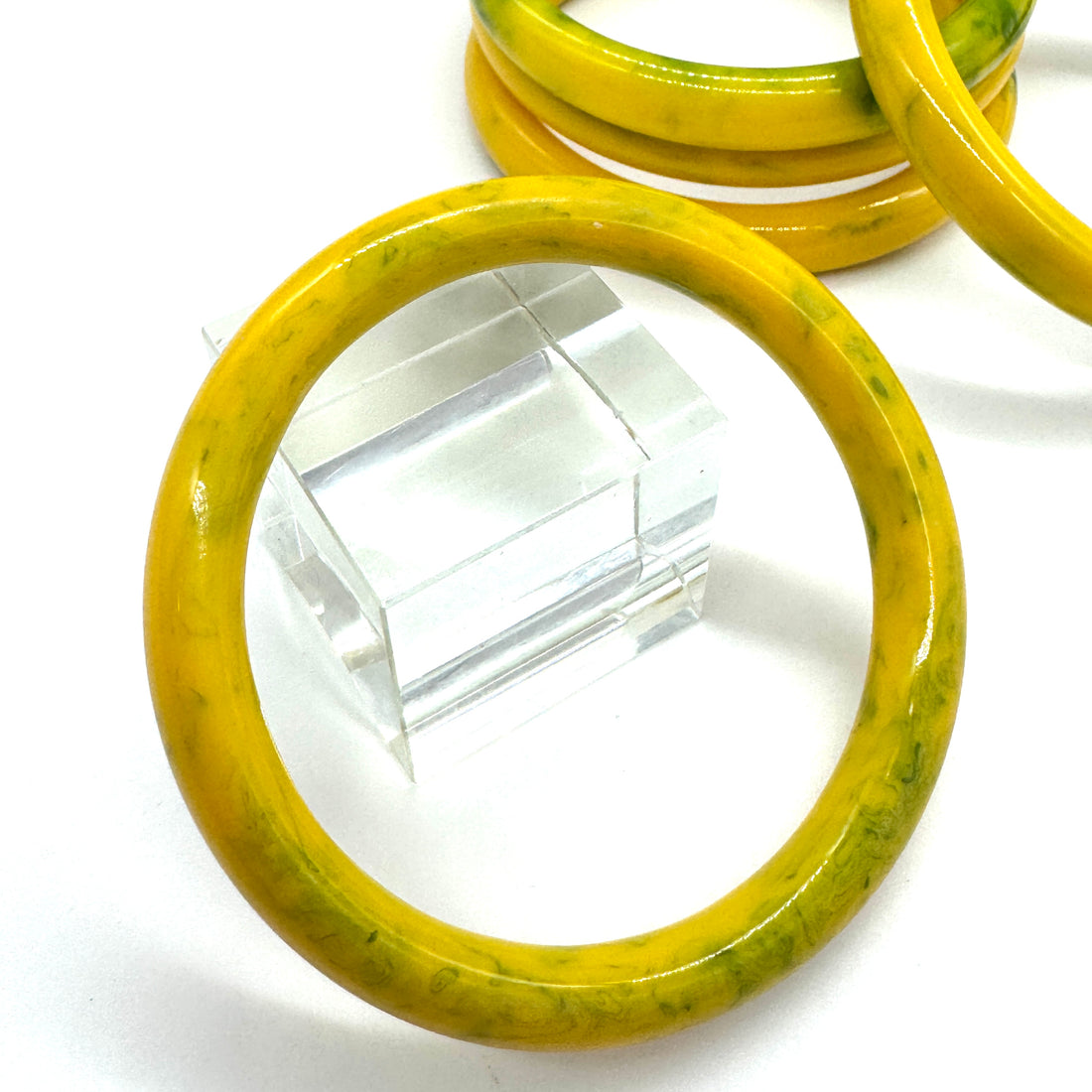 Tutti Frutti Rounded Resin Bangle Bracelets