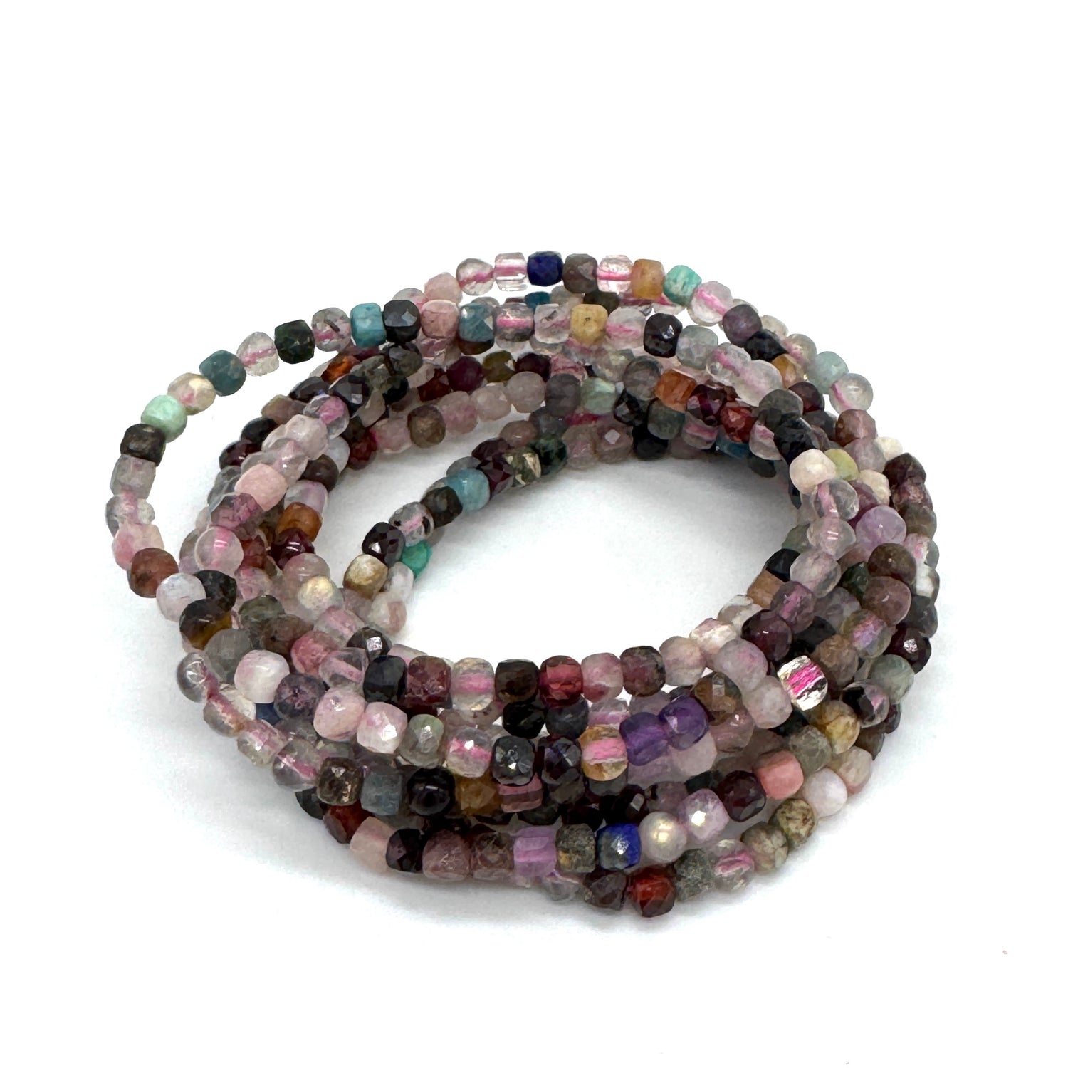 Make Your Own Collected Gem Stack Bracelets