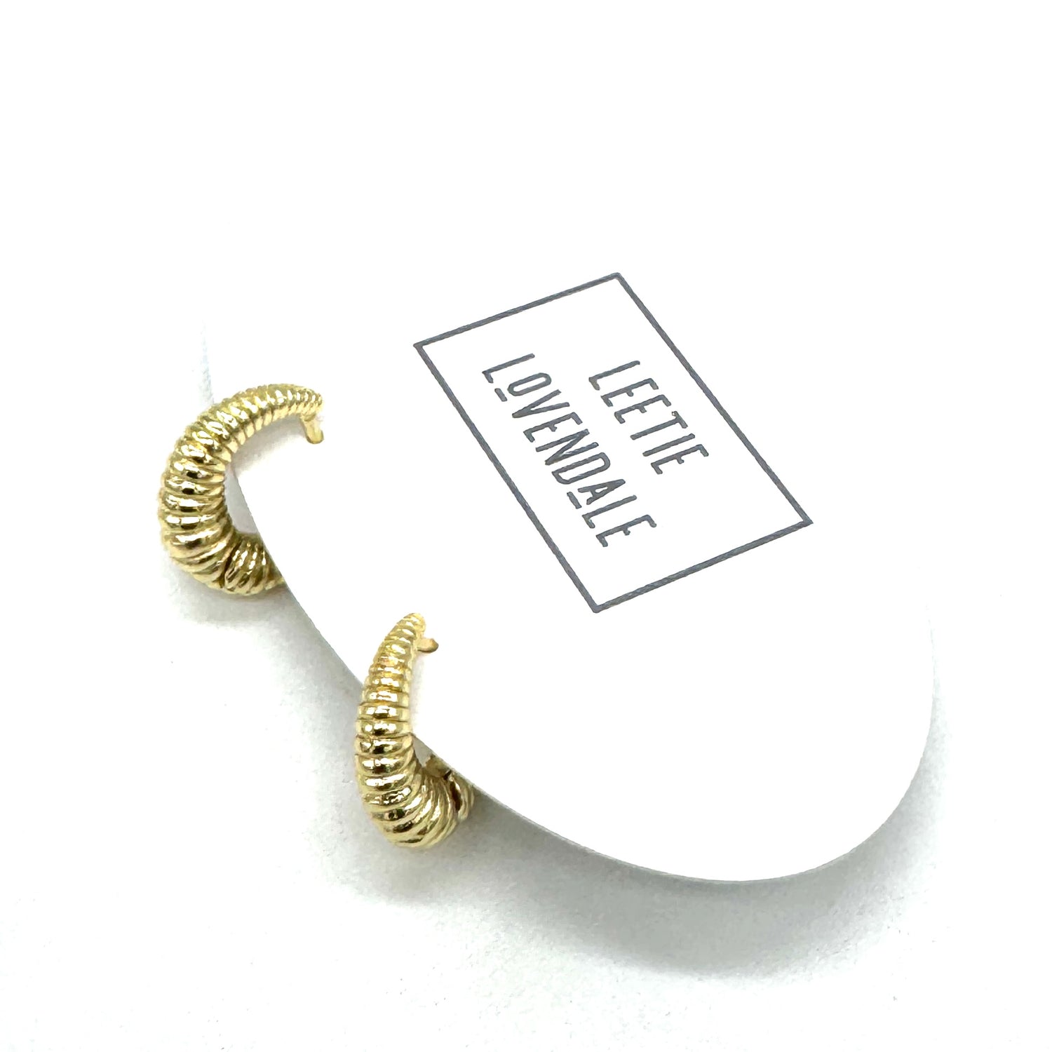 Spring Loaded Mini Hoop Earrings – Leetie Lovendale