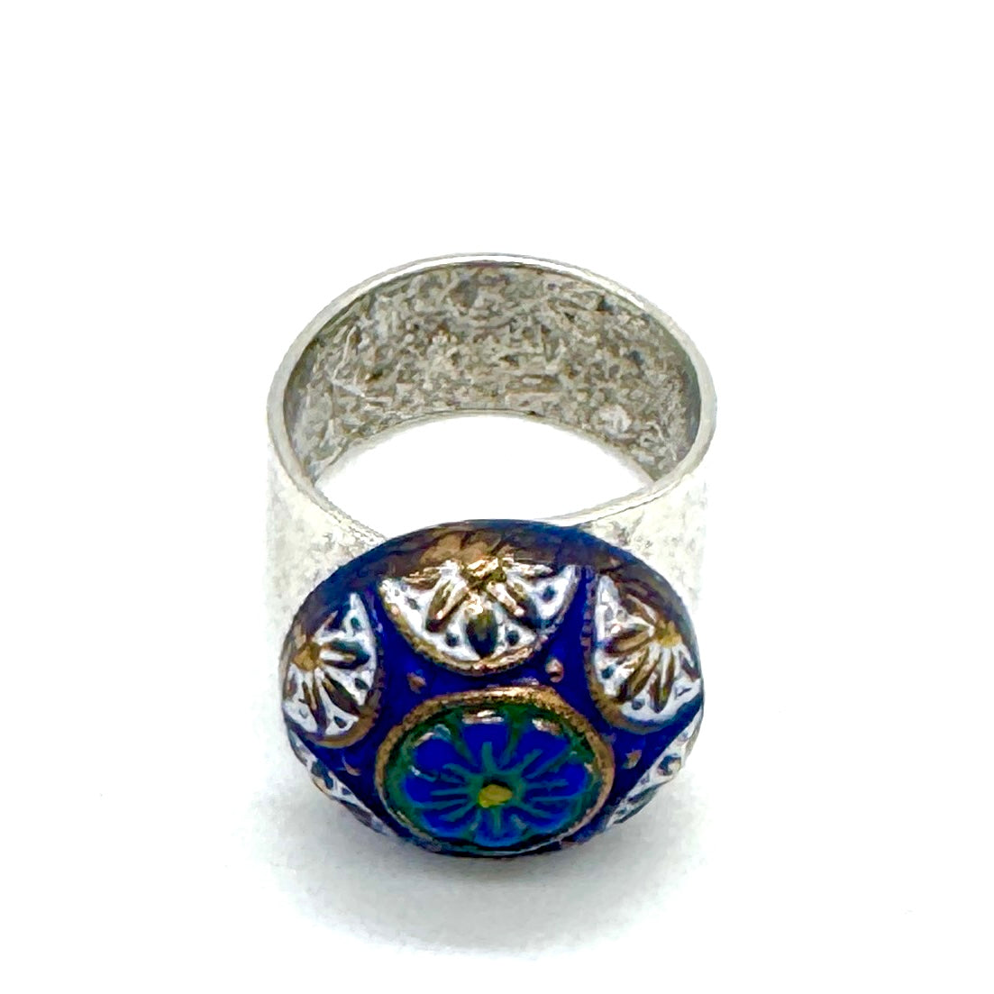 Old World Glass Cocktail Rings