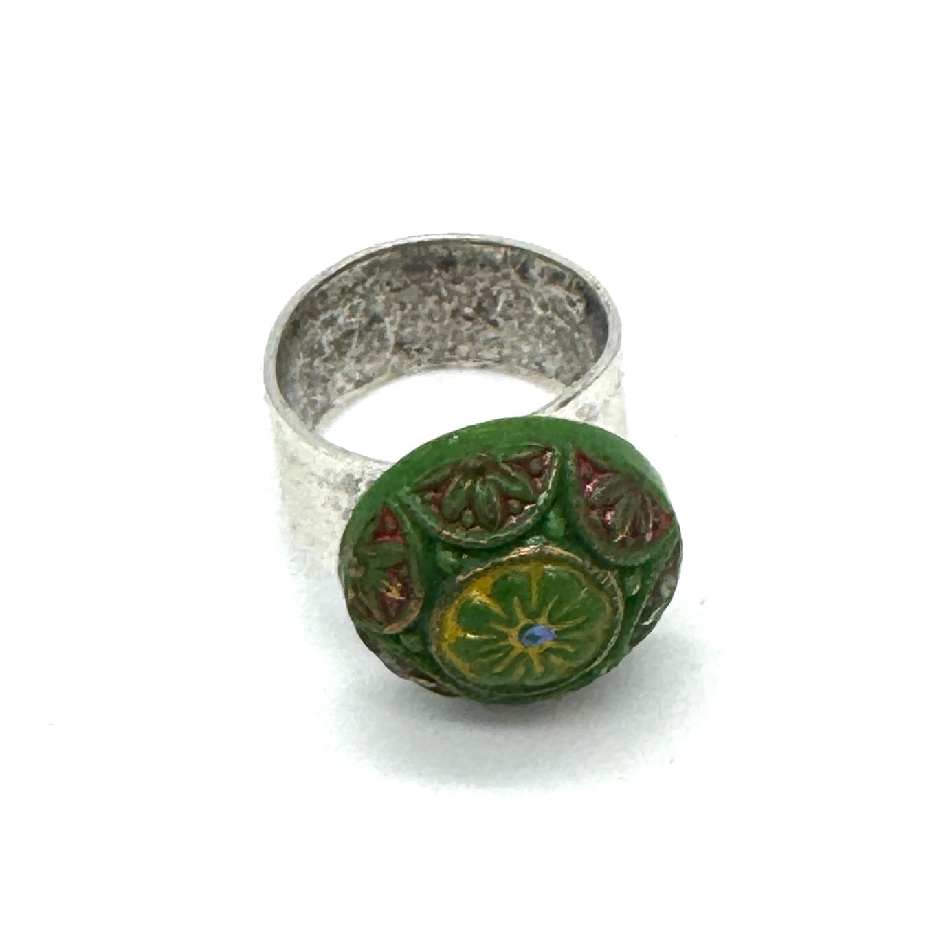 Old World Glass Cocktail Rings