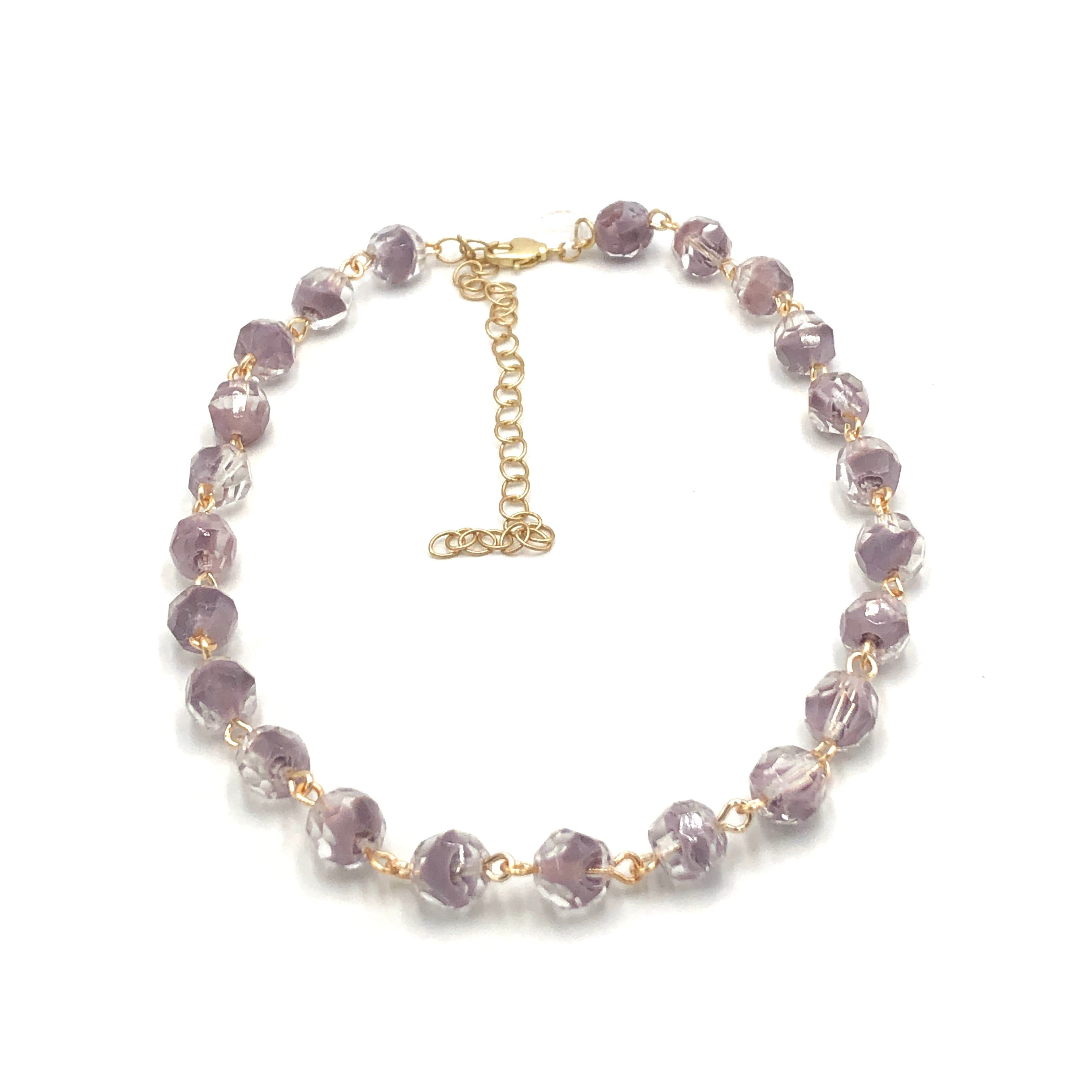 Purple Faceted Givre&