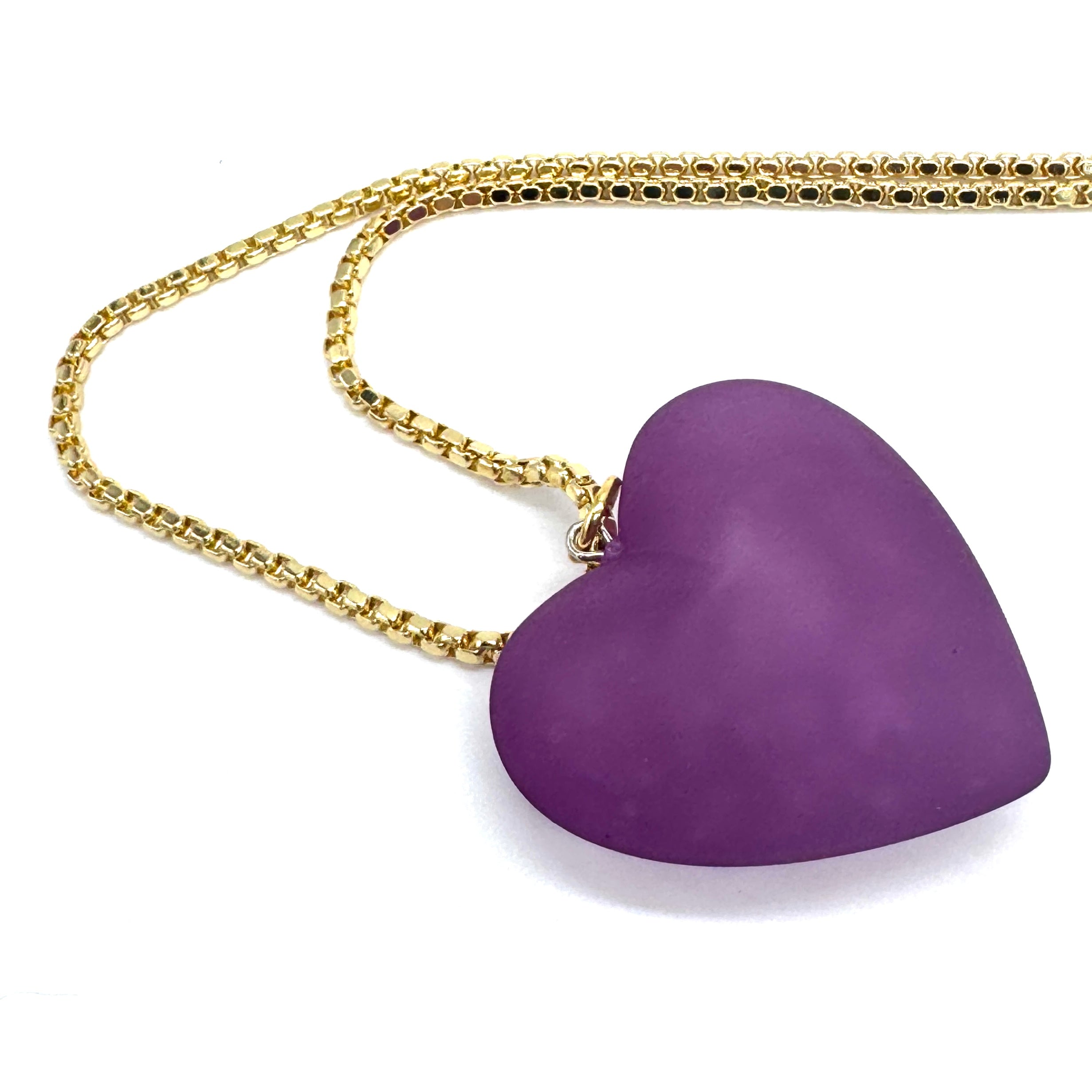 Color Theory Heart Necklace