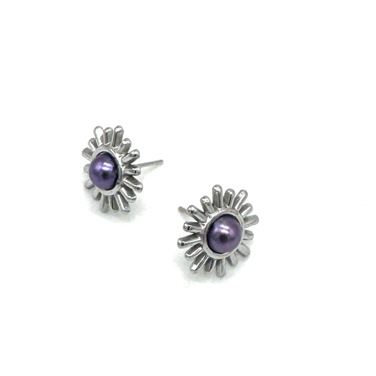 Palm Springs Pearls Starburst Studs