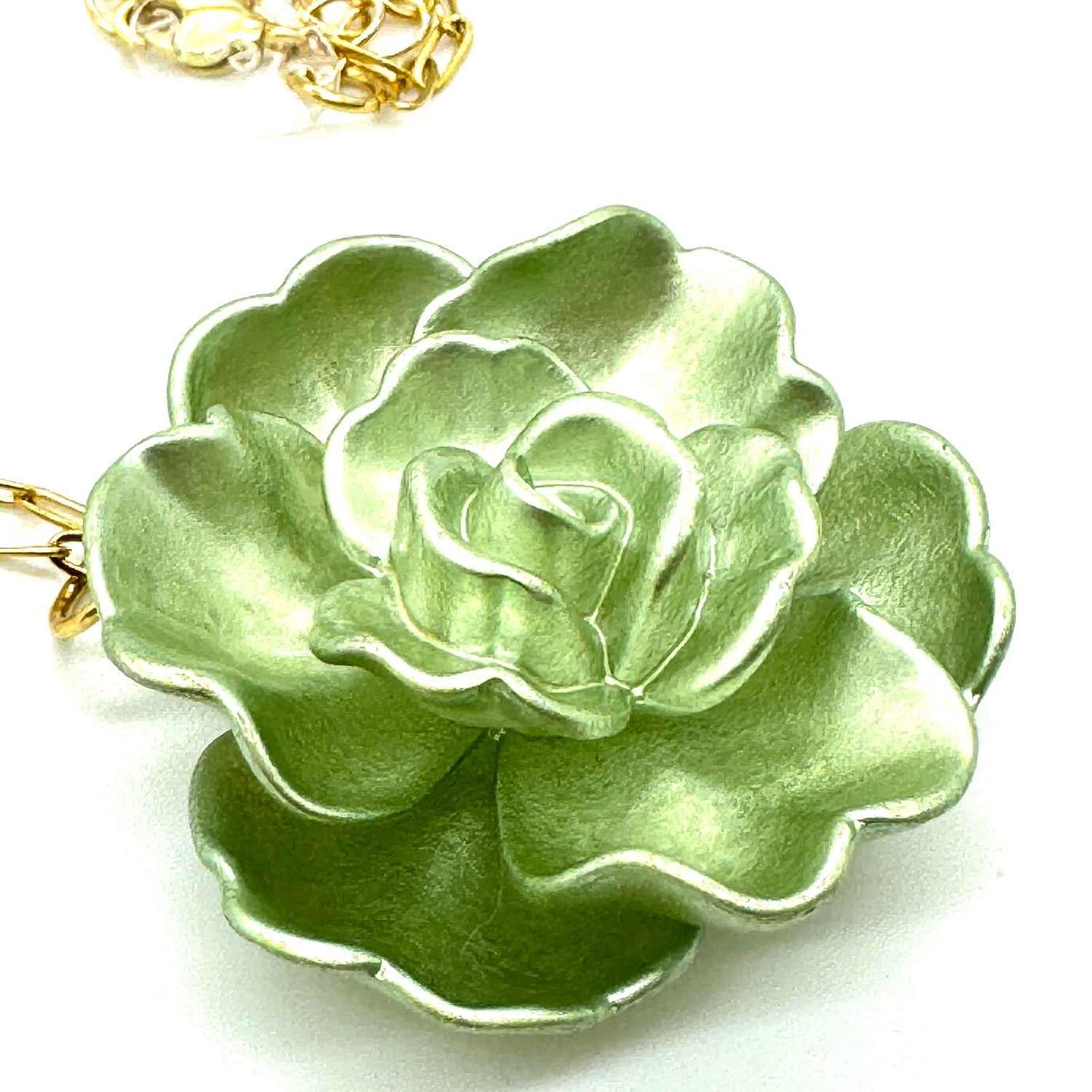 Succulent on Chain Necklace - Large