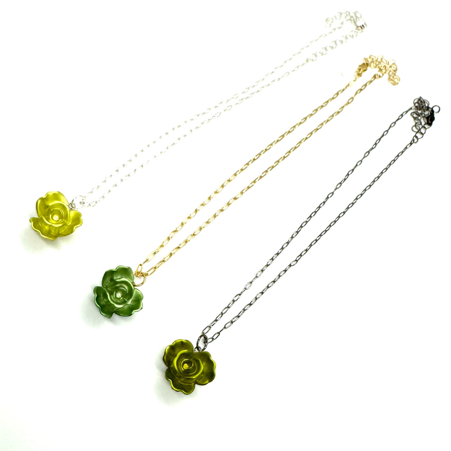 Succulent on Chain Necklace - Small