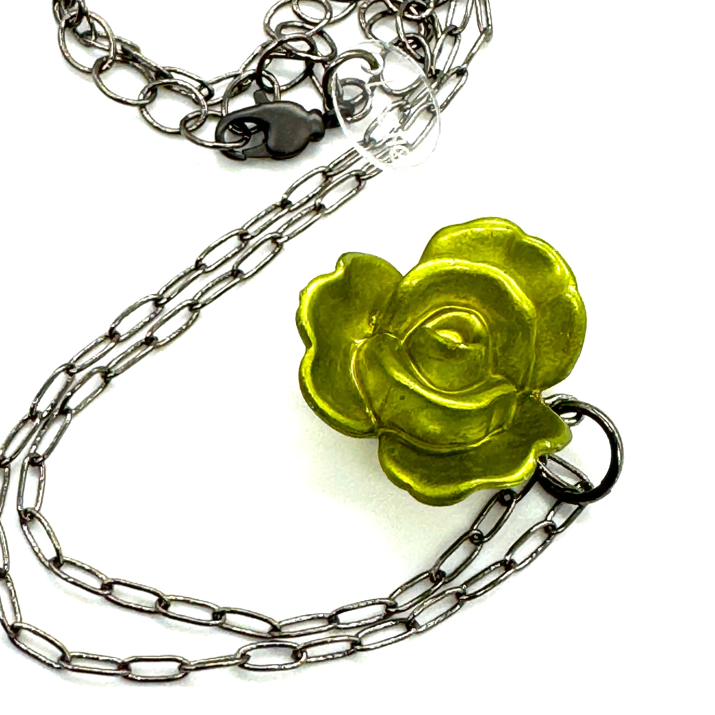 Succulent on Chain Necklace - Small