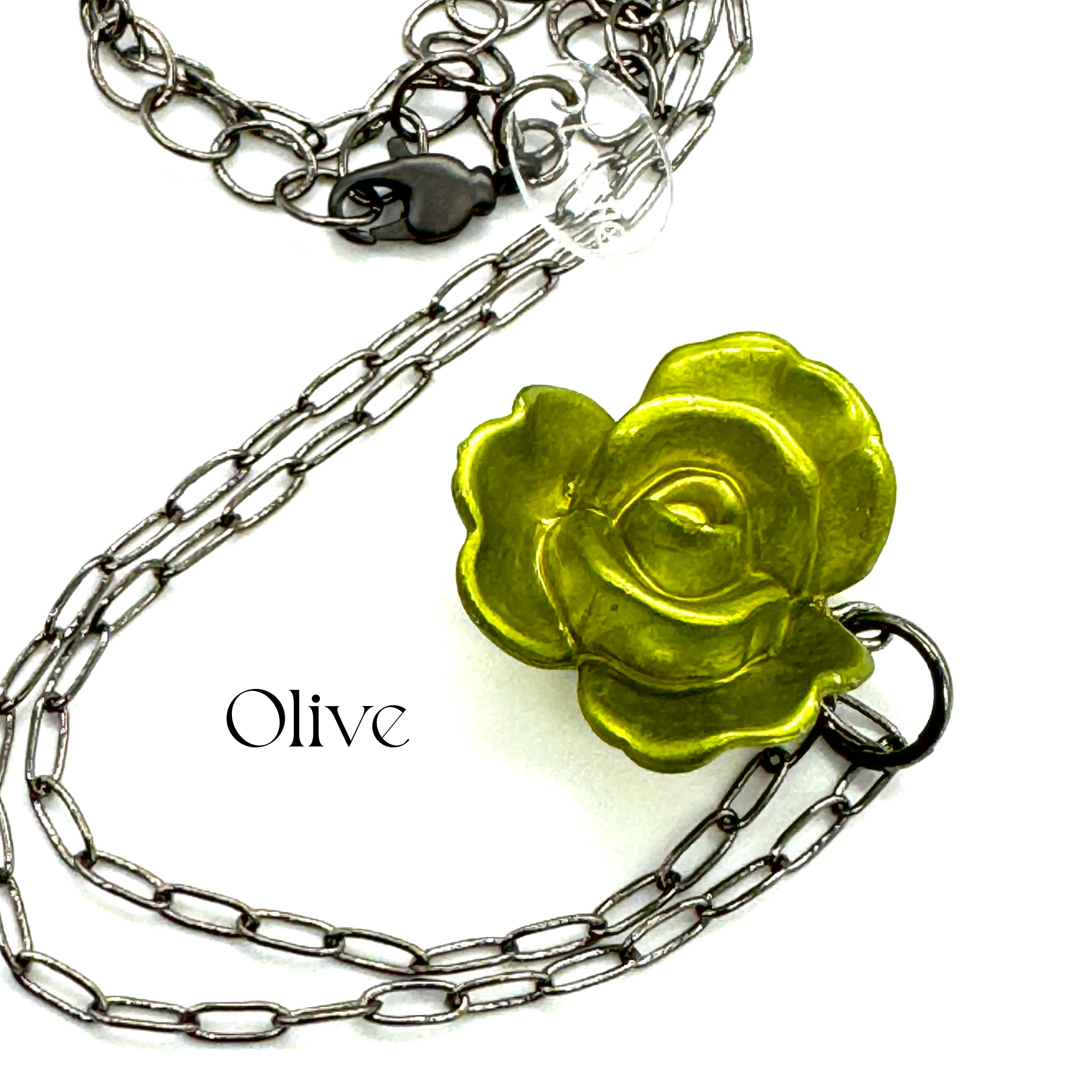 Succulent on Chain Necklace - Small