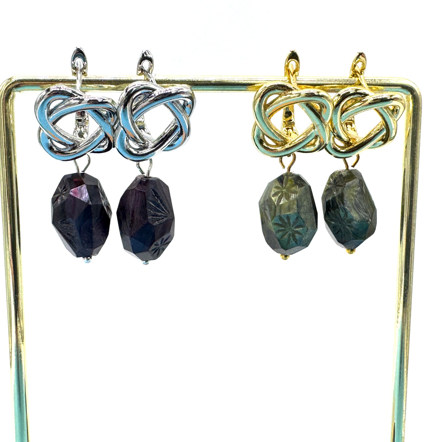 Atomic Ombré Orbit Drop Earrings