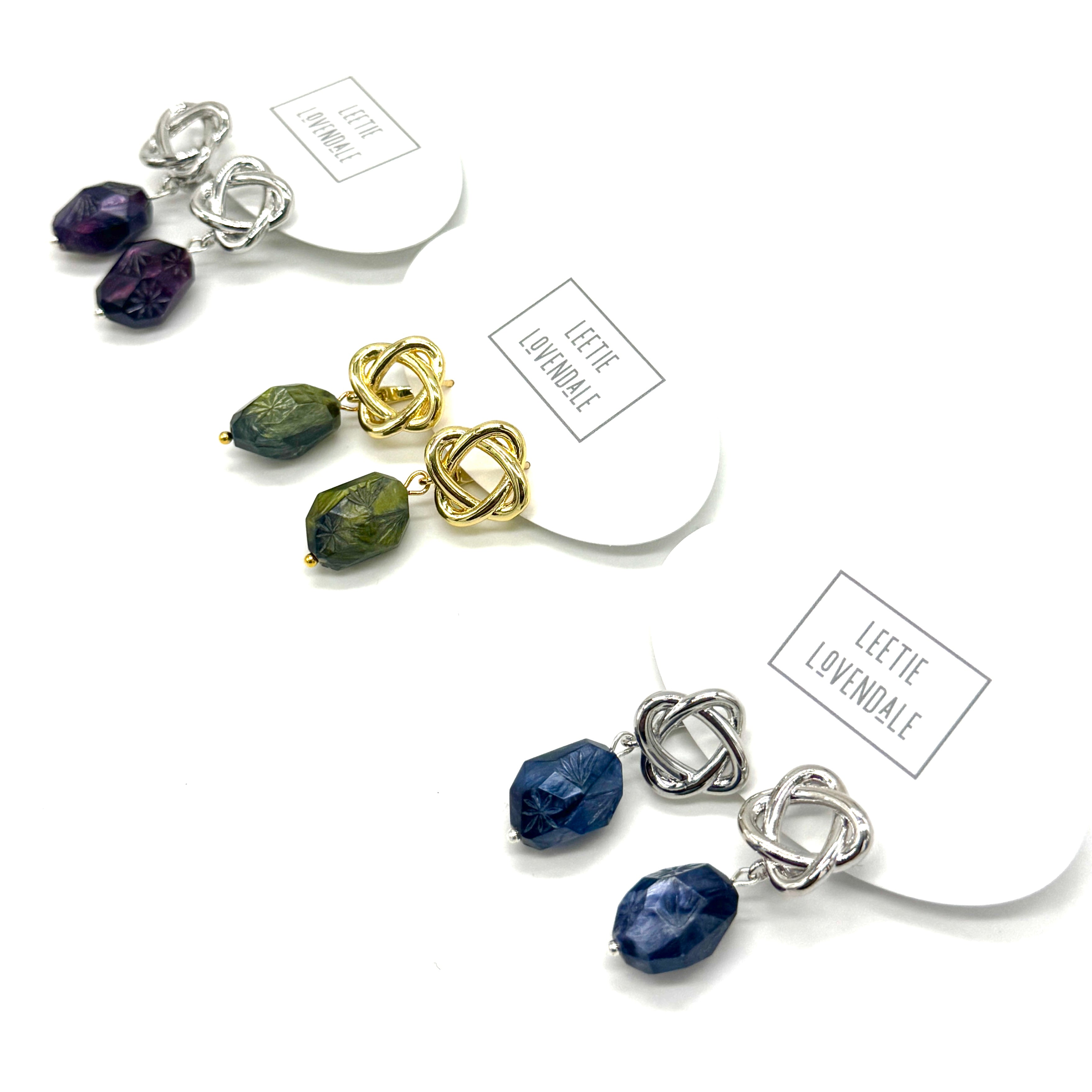 Atomic Ombré Orbit Drop Earrings