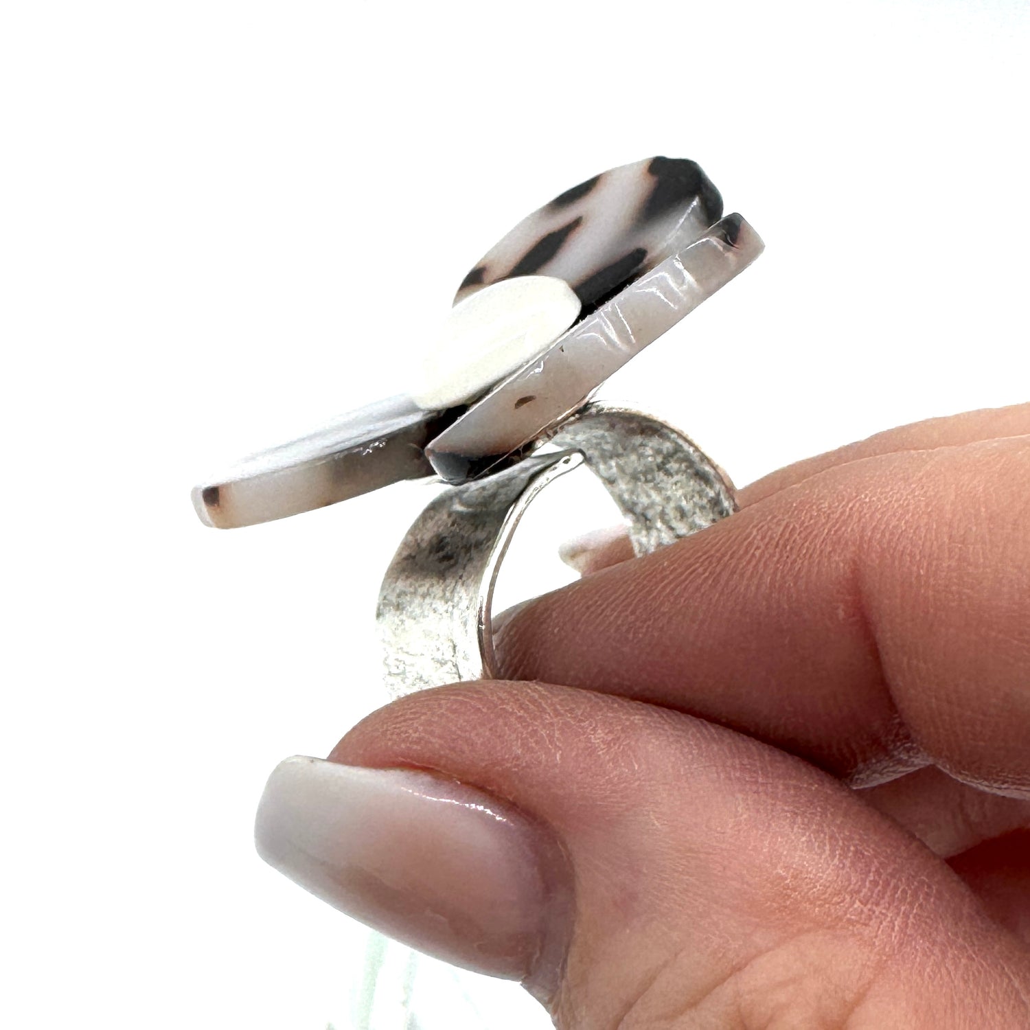 Blonde Tortoise Bloom Ring