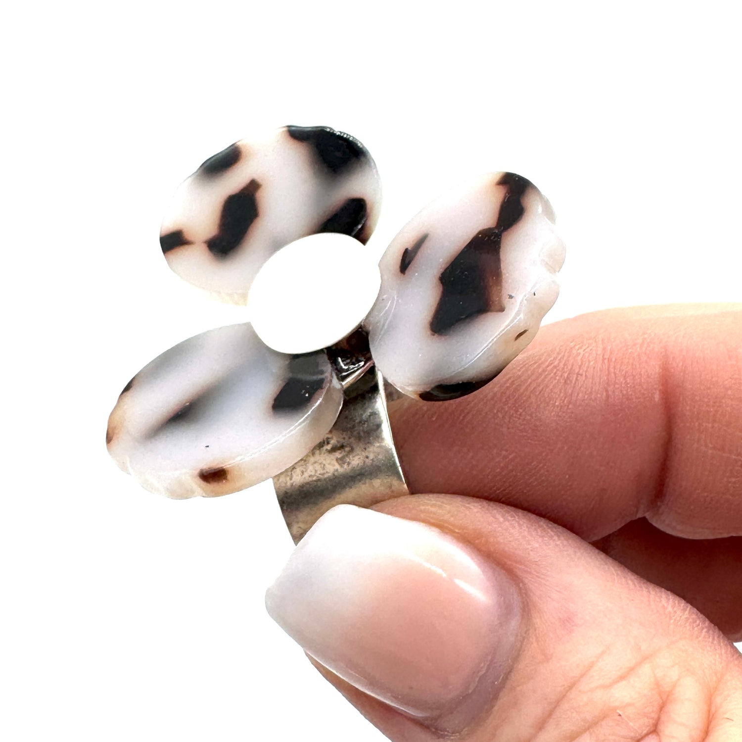 Blonde Tortoise Bloom Ring