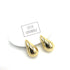 gold drop earrings