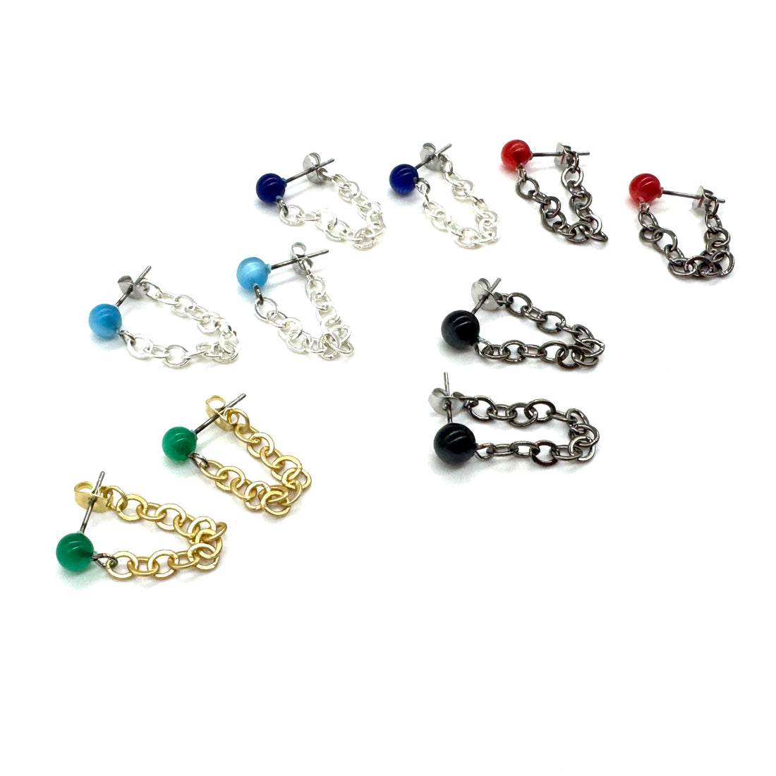 Lucy Chain &amp; Sparkle Earrings