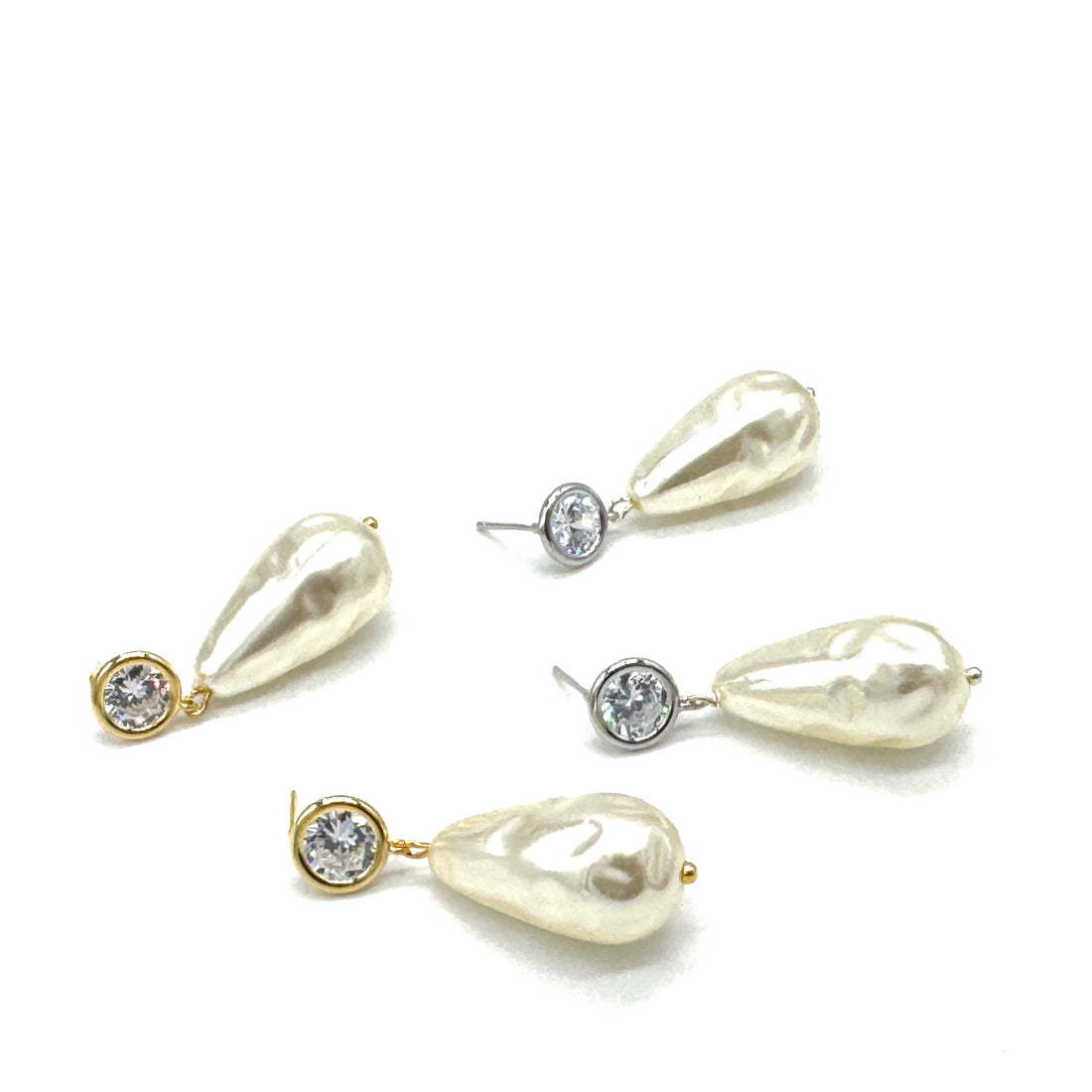 Pearl Portrait Drop Earrings