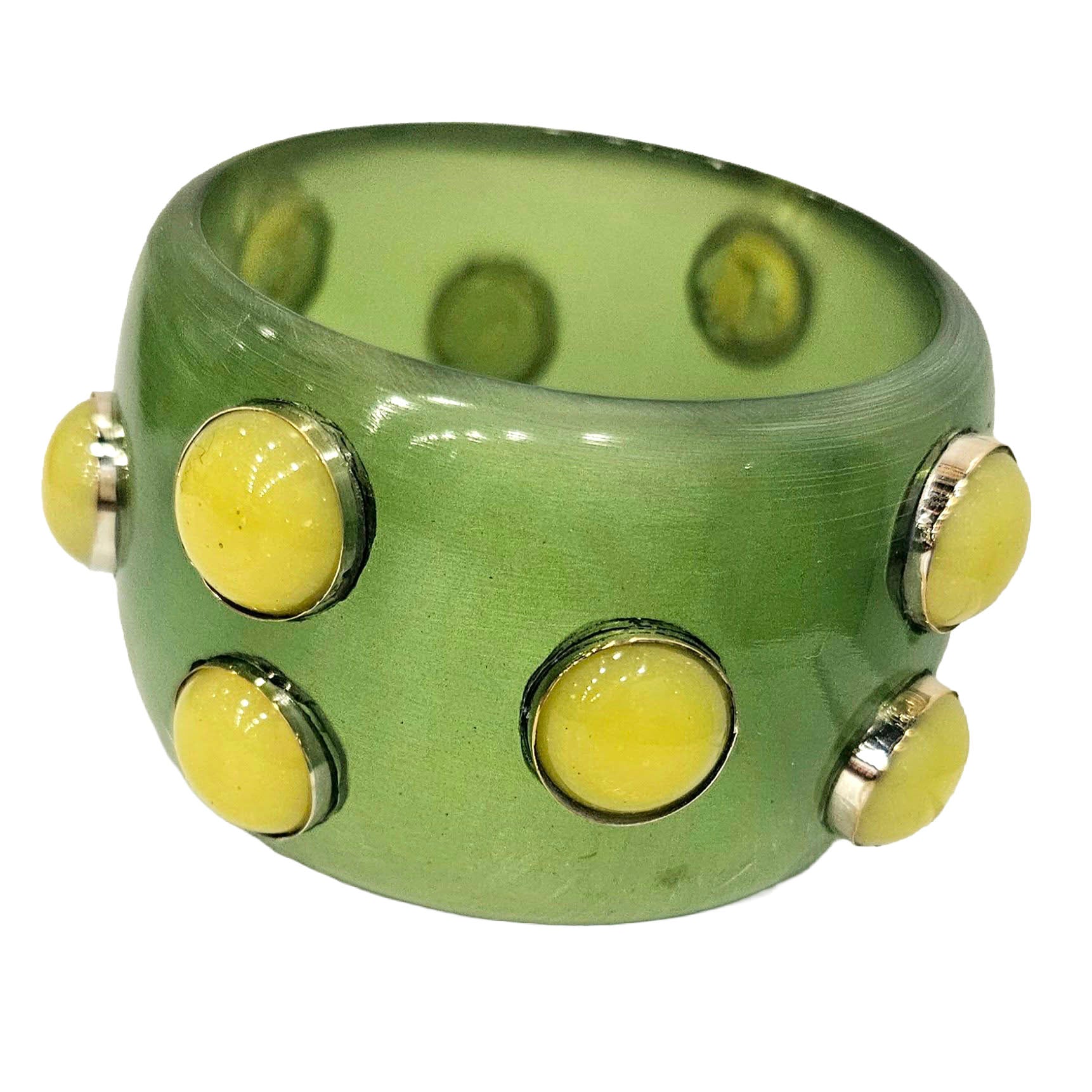Lime with Yellow Moonglow Bangle