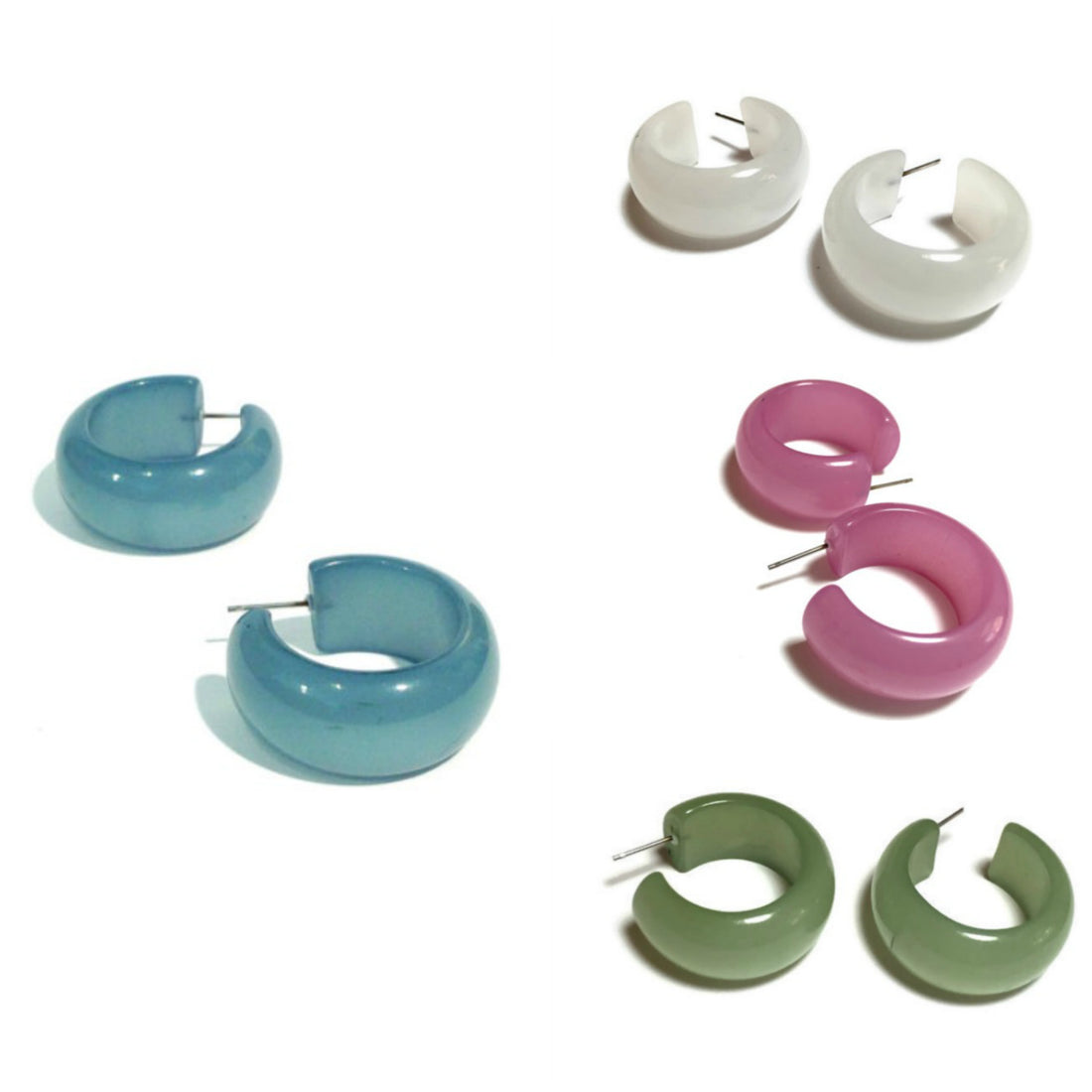 leetie lovendale haskell hoop earrings 4 colors