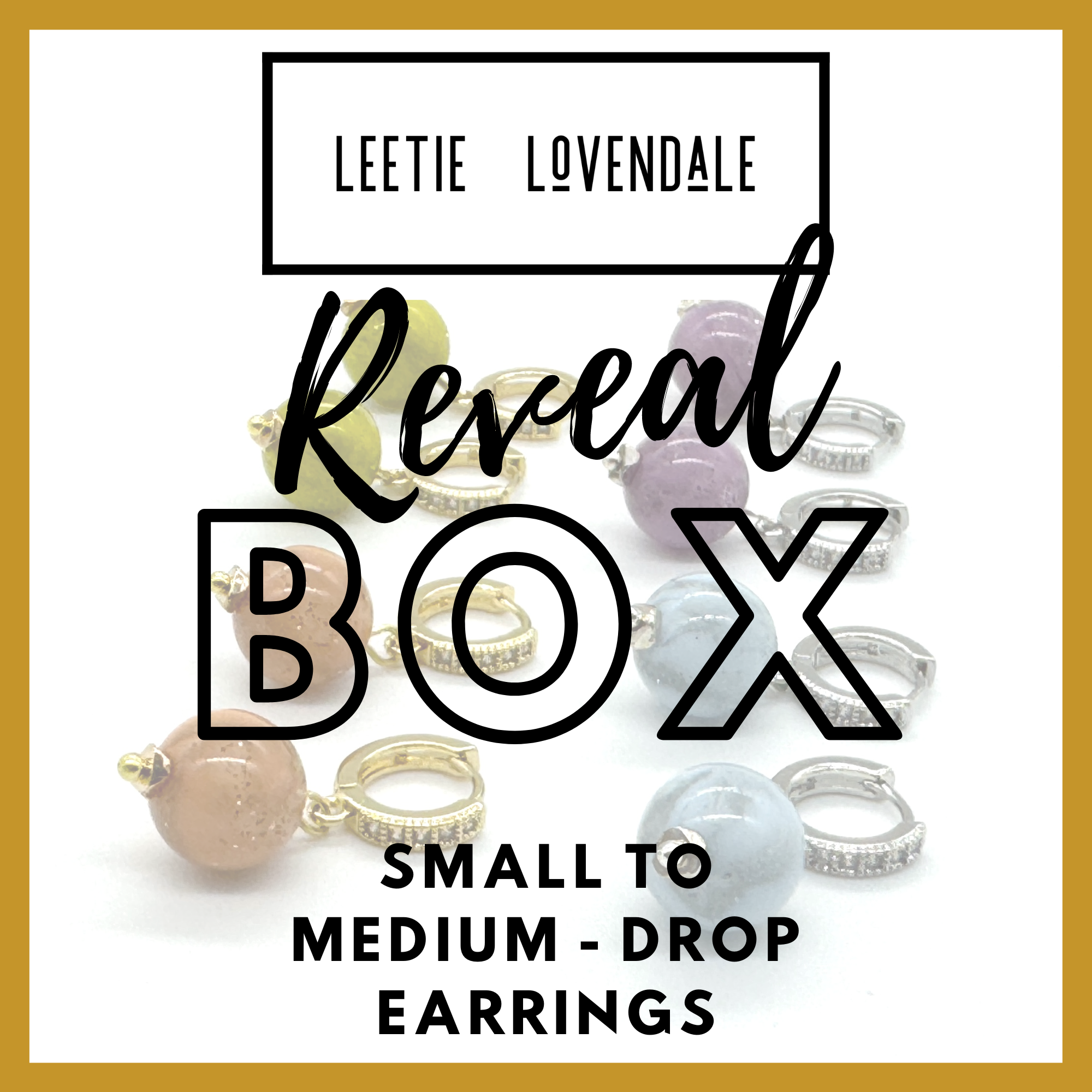 Leetie Reveal Box: Small to Medium Drop Earrings