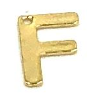 Gold Initial Letter Charms - Add On to Necklace