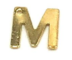 Gold Leetie Initial Necklace