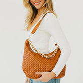 Sienna Slouchy Woven Shoulder Bag - TOP SELLER-Shoulder Bag-Pretty Simple
