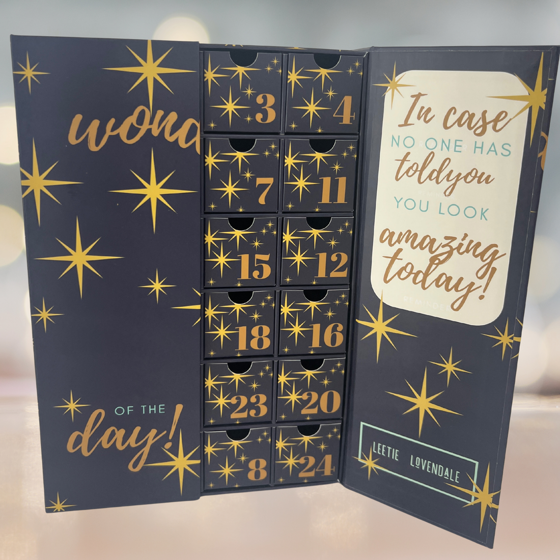 Leetie Holiday Advent Calendar -2025 w/GOLDEN TICKET entry! *shipping now