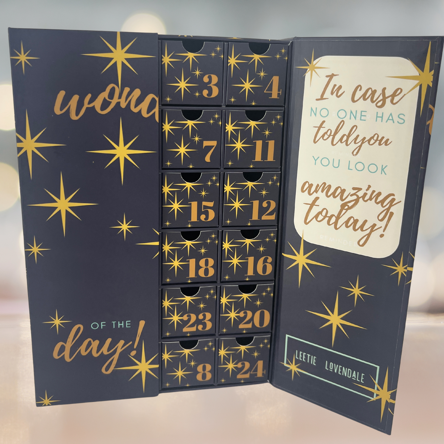 Leetie Holiday Advent Calendar -2025 w/GOLDEN TICKET entry! *shipping now