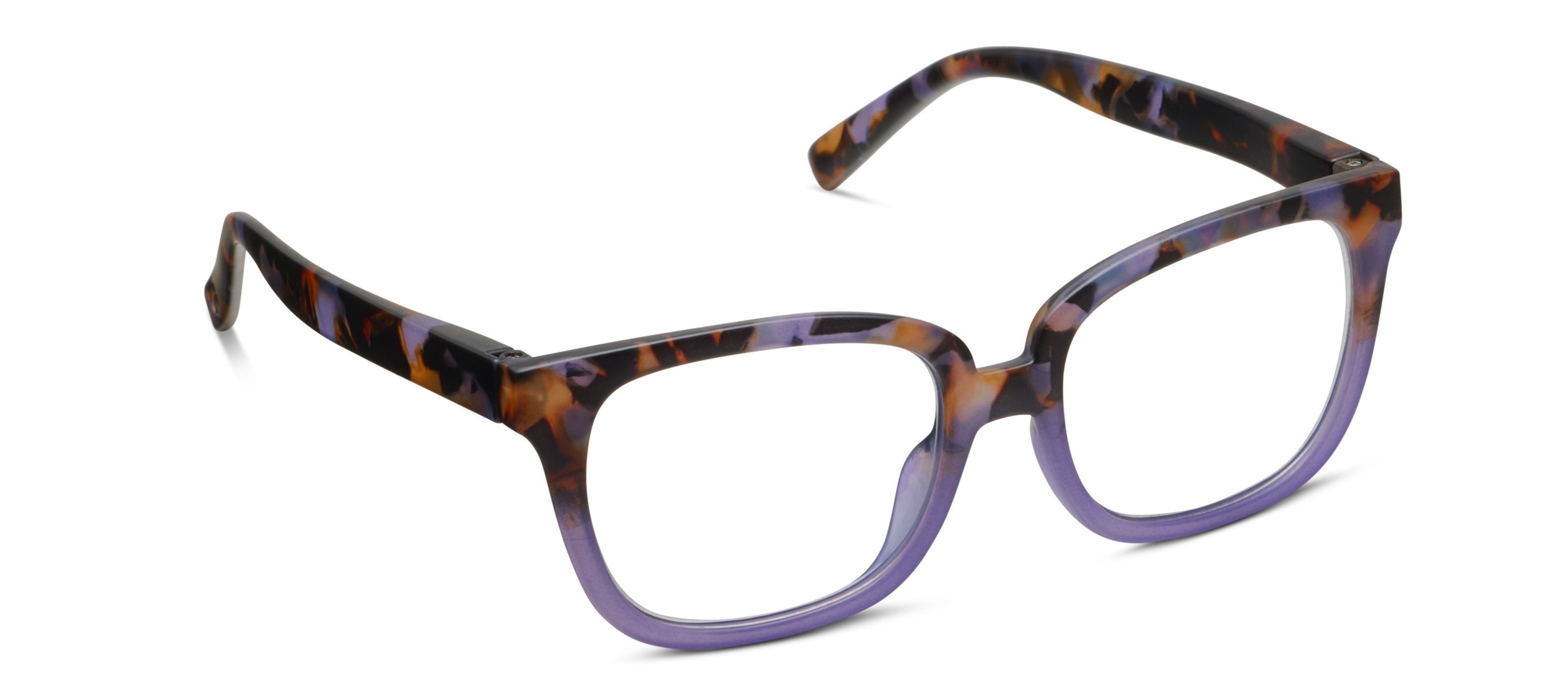 Athens Readers Glasses Light Blocking - Purple Botanico/Purple