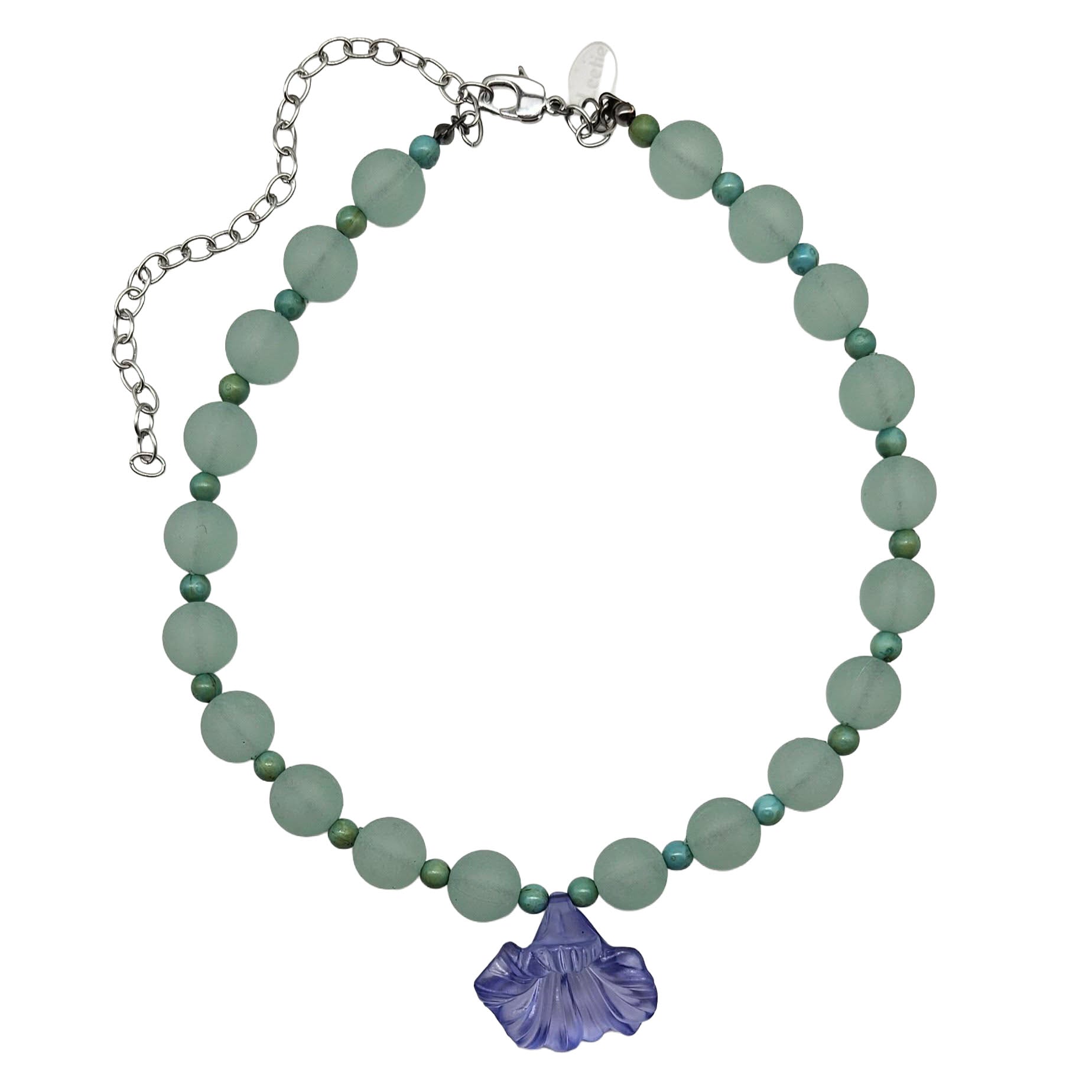 Flower Drop Necklace