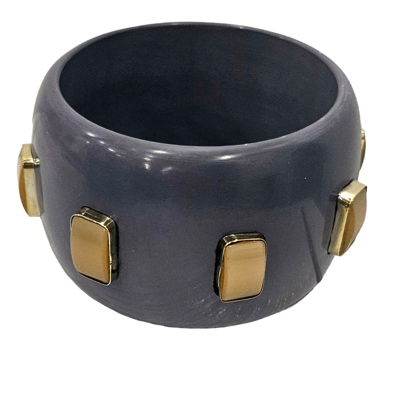 Plum with Beige Moonglow Bangle