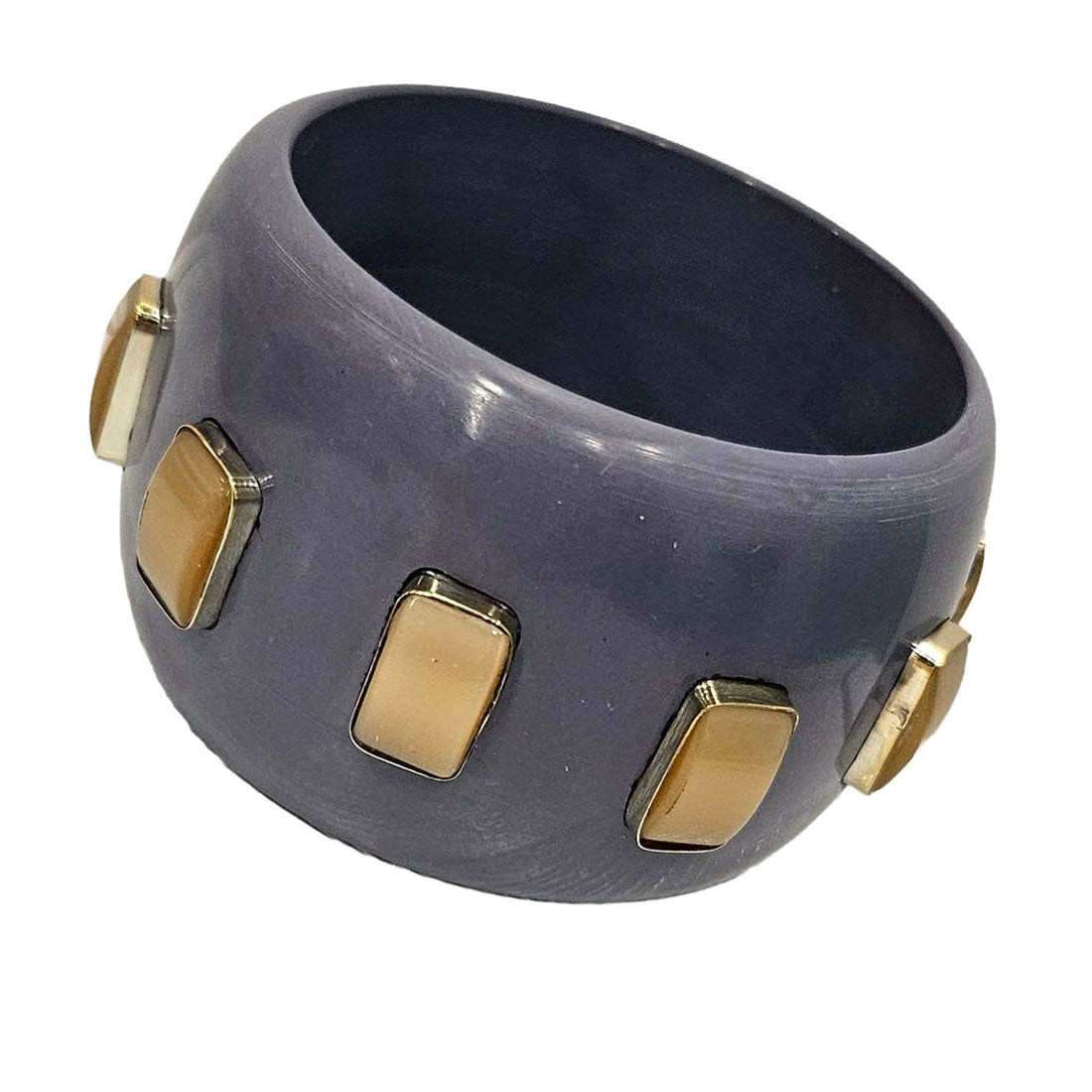 PRE-ORDER Plum with Beige Moonglow Bangle (Ships in 4-5 weeks)