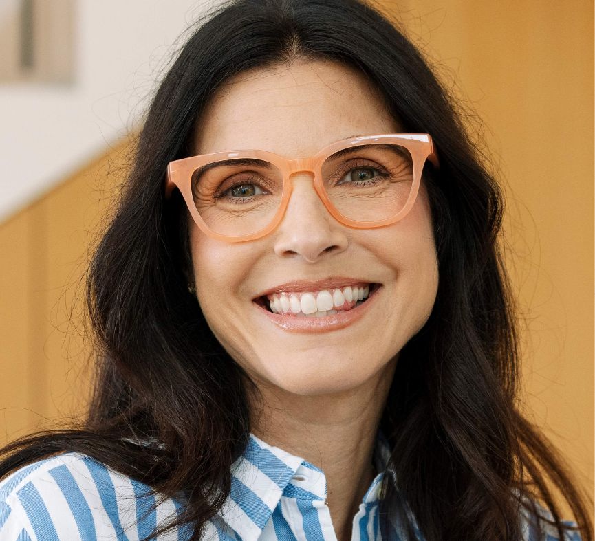 Nola Readers Glasses Light Blocking - Sherbert