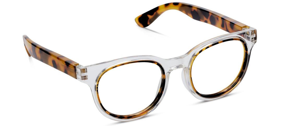 Olympia Readers Glasses Light Blocking - Clear/Tokyo Tortoise