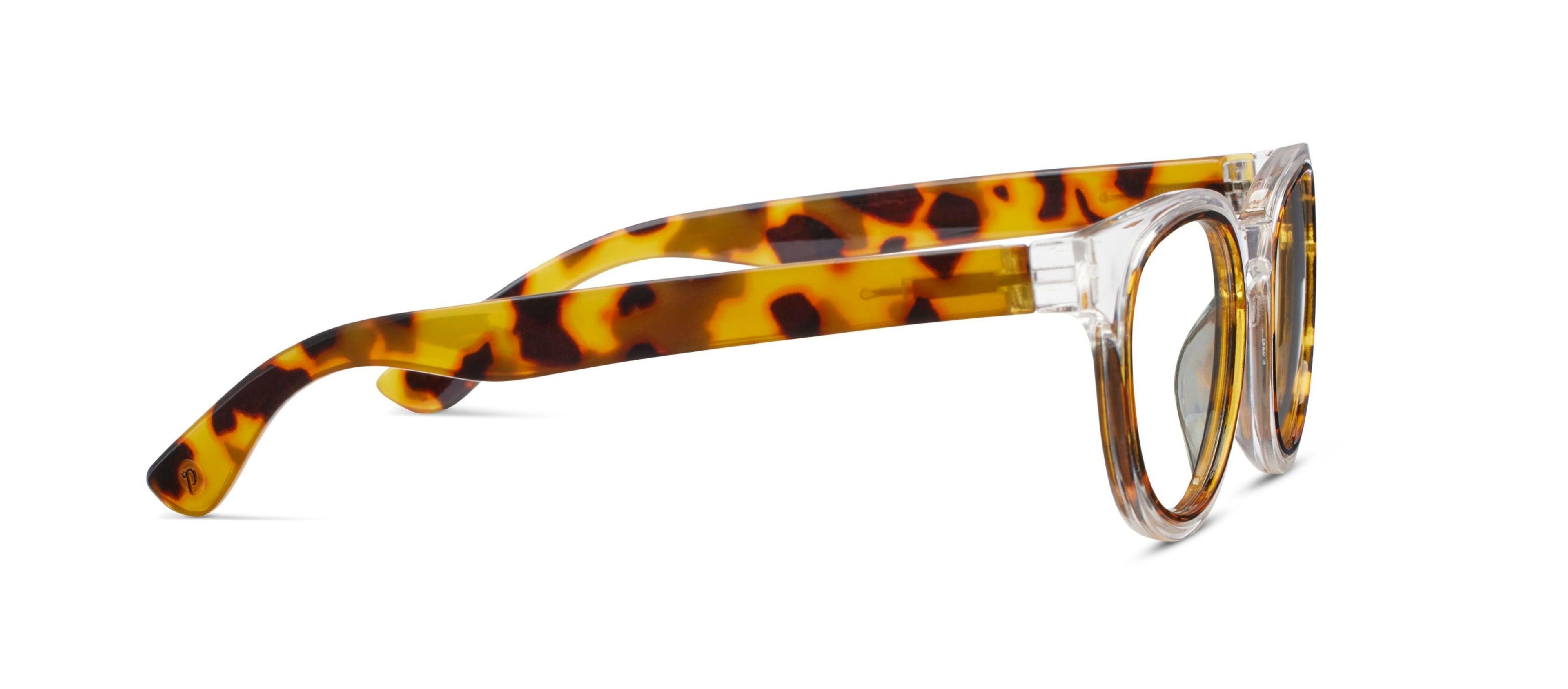 Olympia Readers Glasses Light Blocking - Clear/Tokyo Tortoise