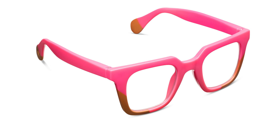Page Readers Glasses Light Blocking - Pink/Tan