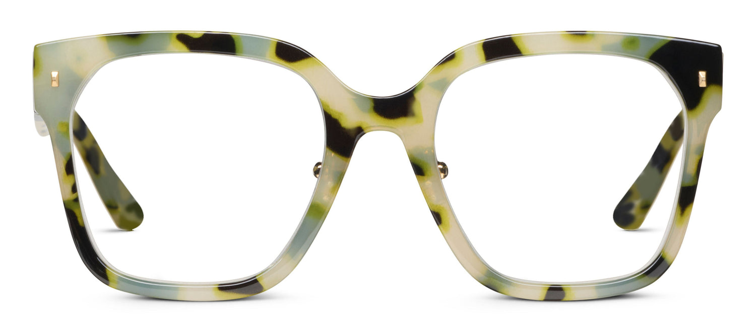 Piper Readers Glasses Light Blocking - Yellow Chai