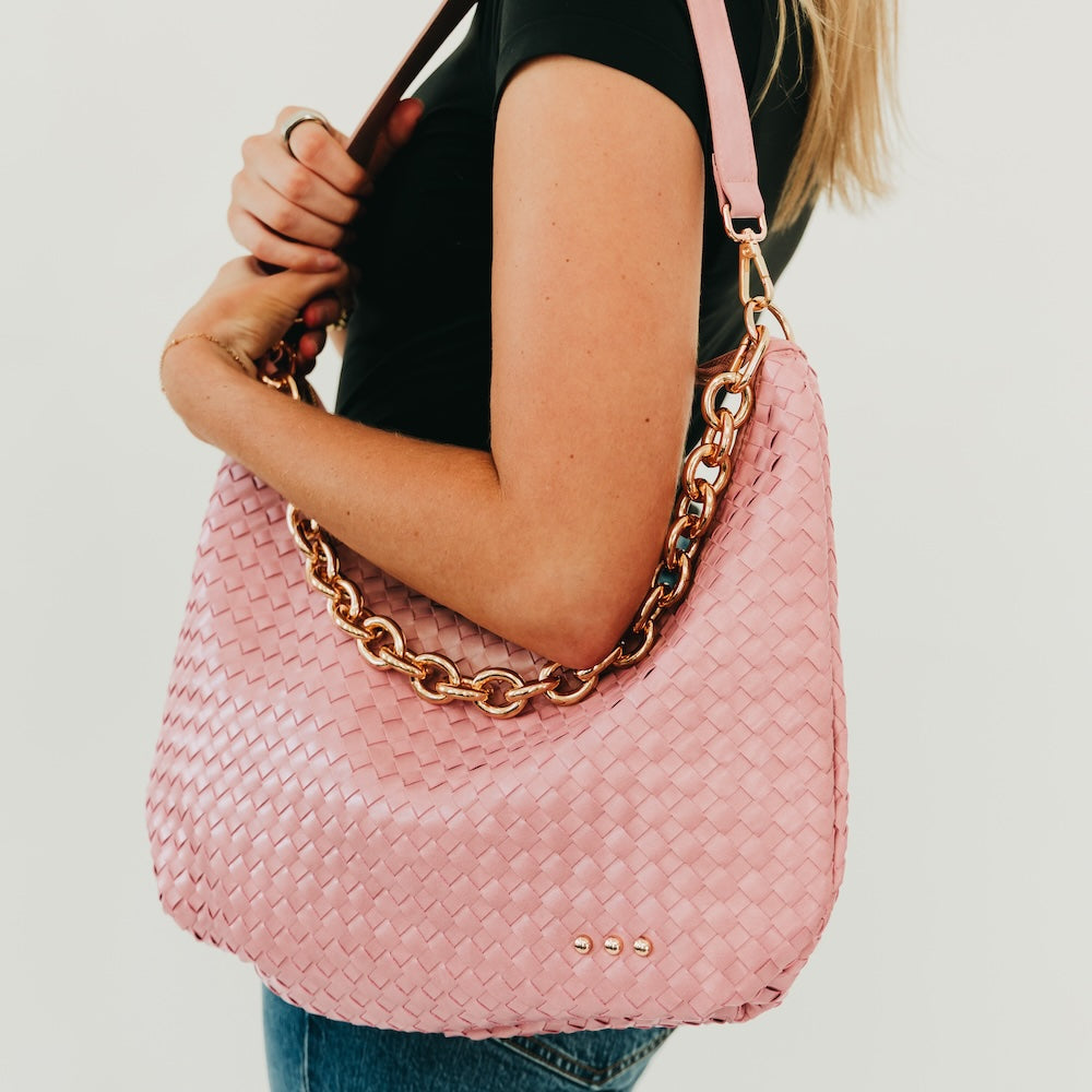 Sienna Slouchy Woven Shoulder Bag - TOP SELLER-Shoulder Bag-Pretty Simple
