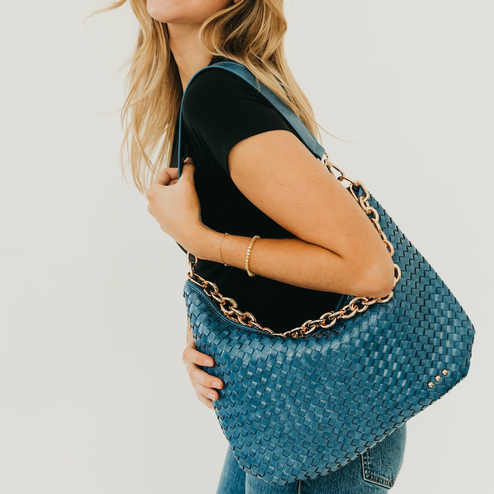 Sienna Slouchy Woven Shoulder Bag - TOP SELLER-Shoulder Bag-Pretty Simple
