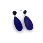 midnight blue earrings