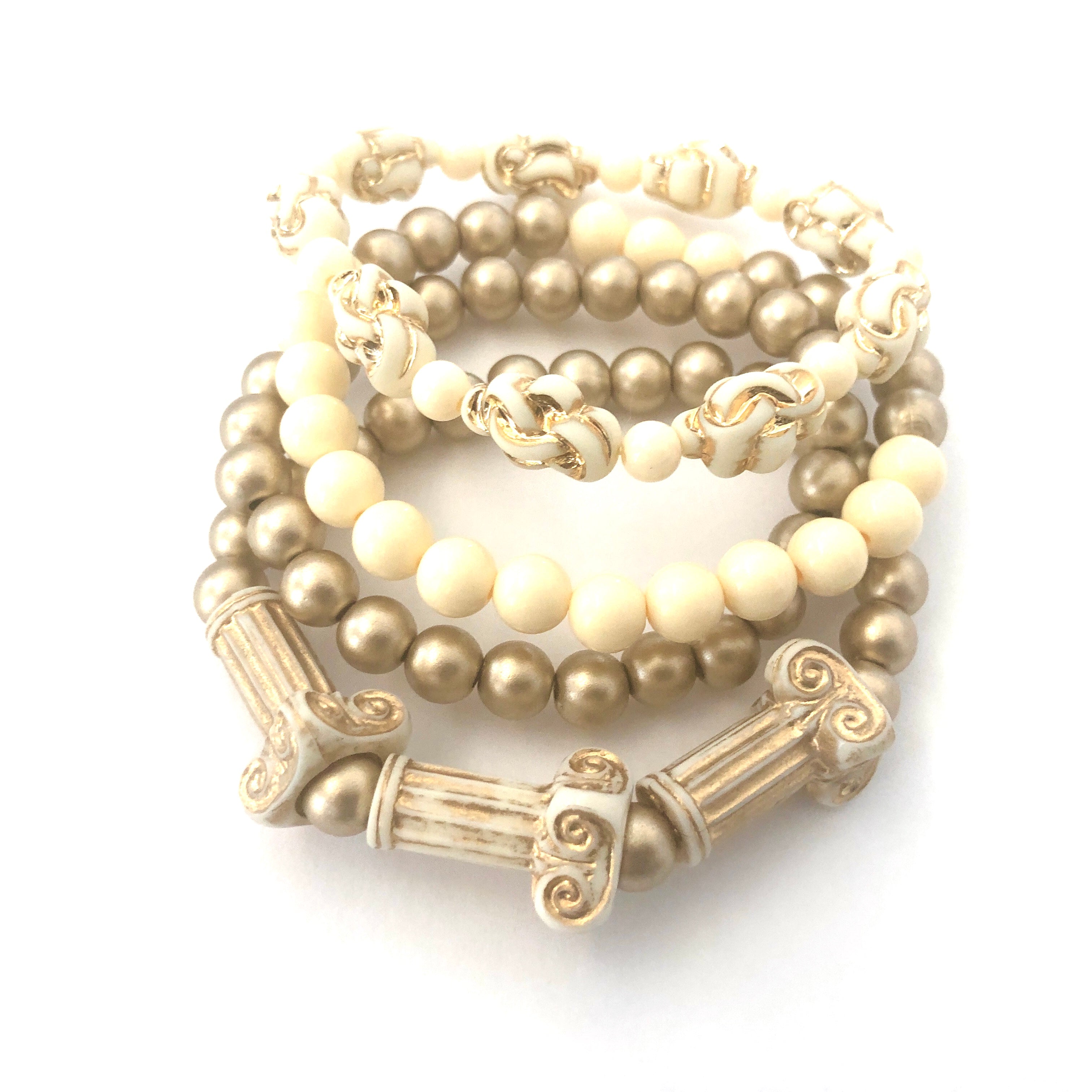 ivory gold bracelets