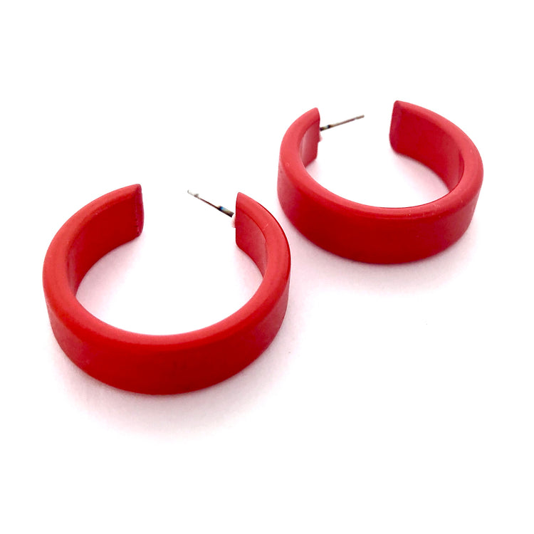 tomato red earring