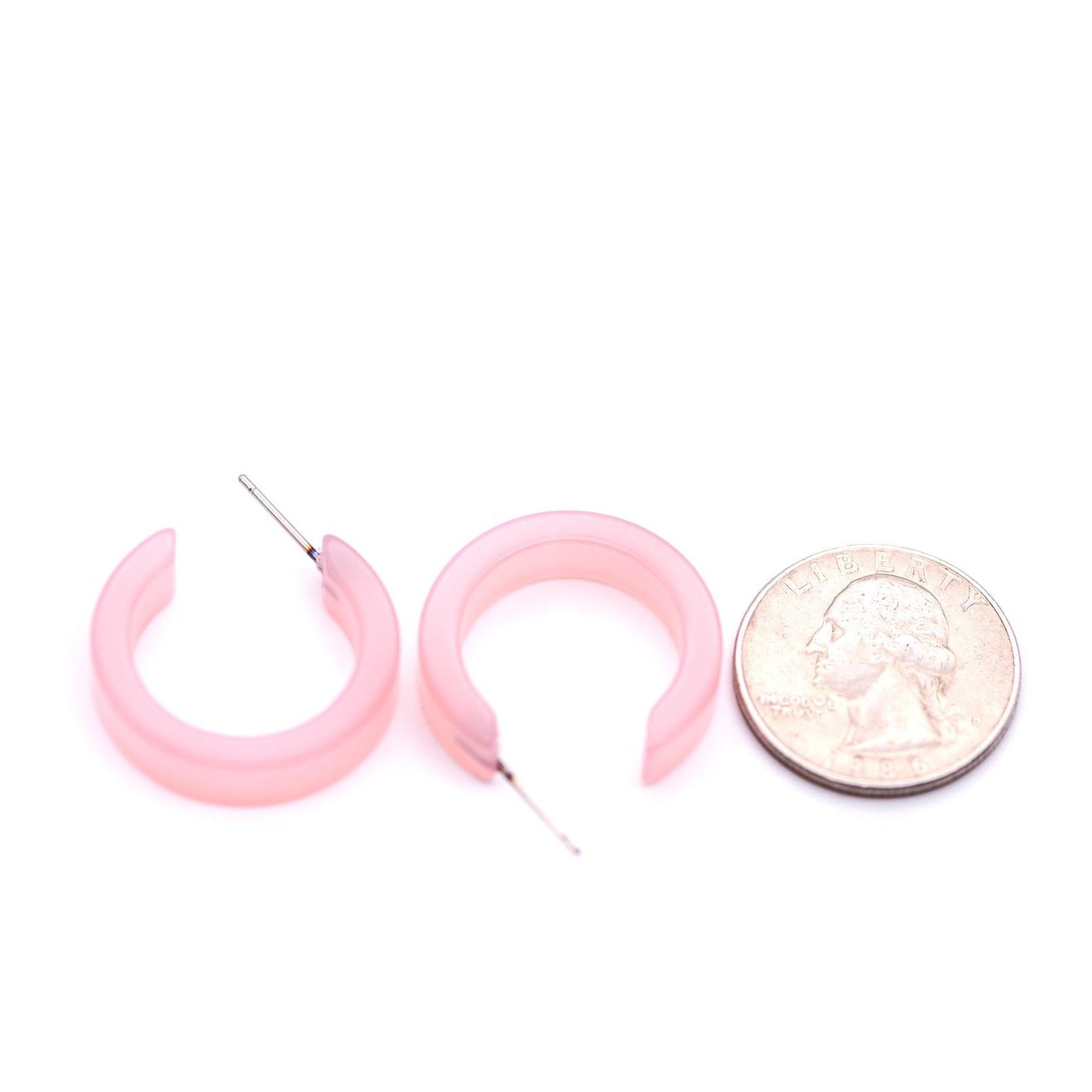 pink moonglow earrings