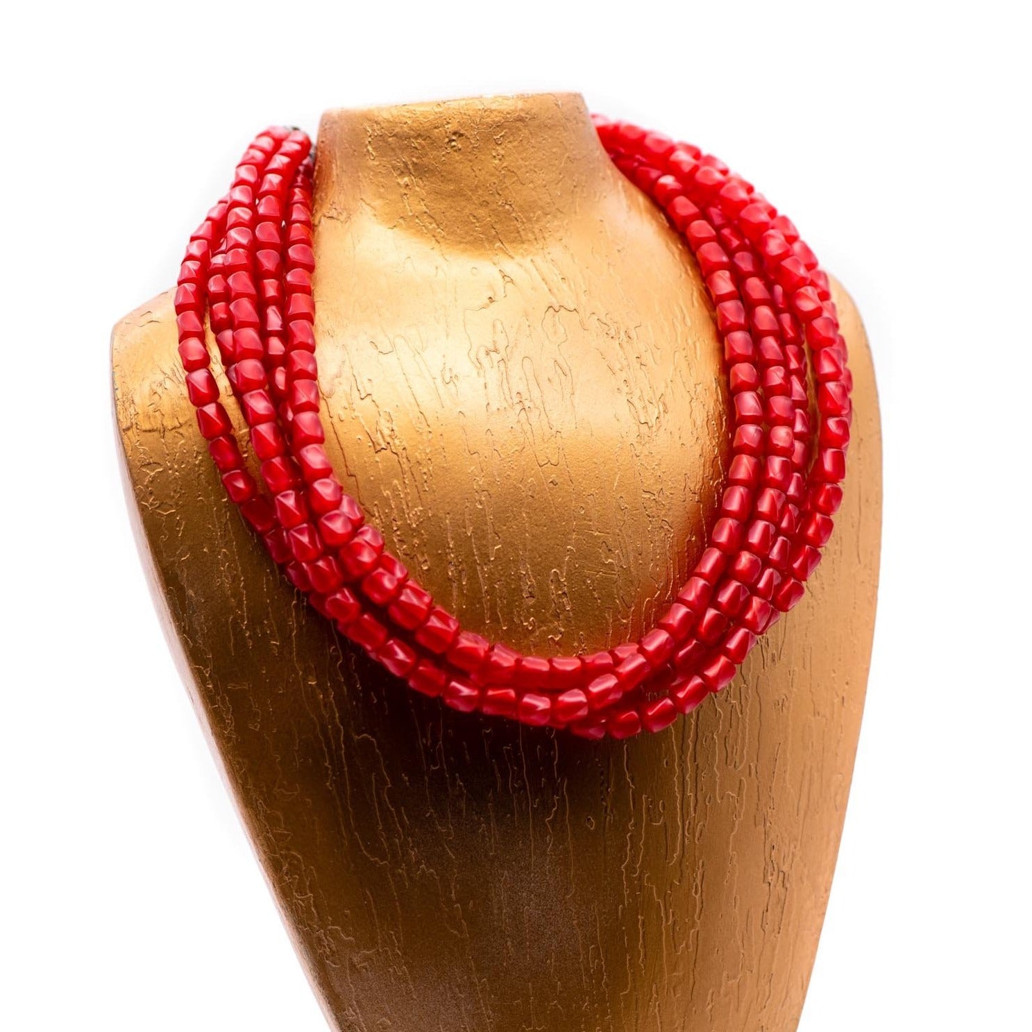 bright red necklace moonglow