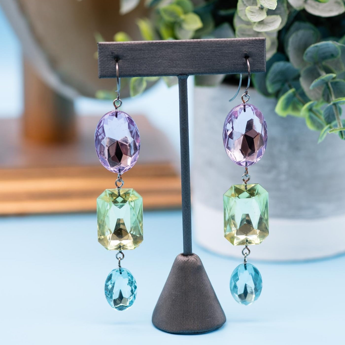 sparkling earrings