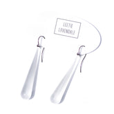 long acrylic clear earrings