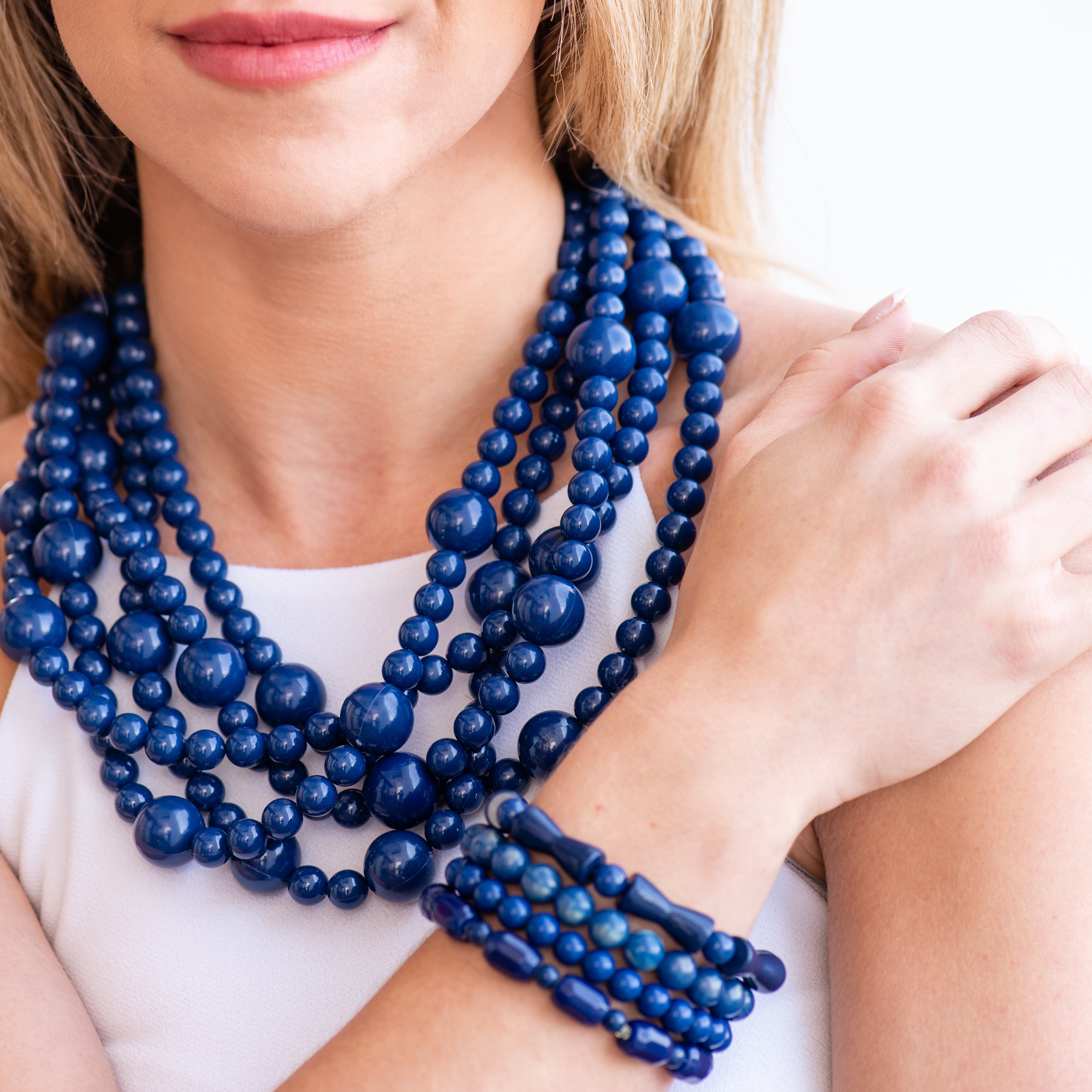 navy blue bracelets