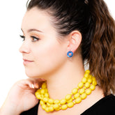 bright yellow necklace
