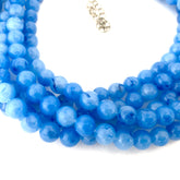aqua blue beads