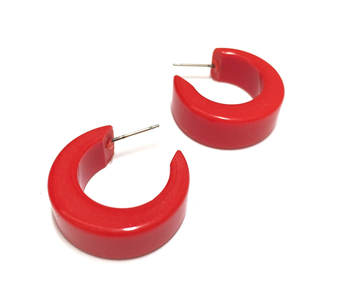 chunky red hoops