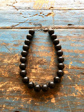 black lucite beads
